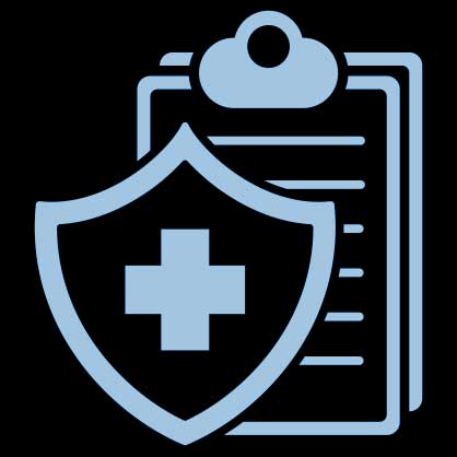 Medical clipboard icon
