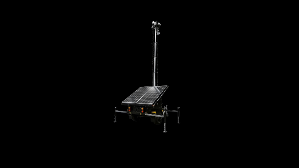 Mobile Surveillance Trailer – Solar Array